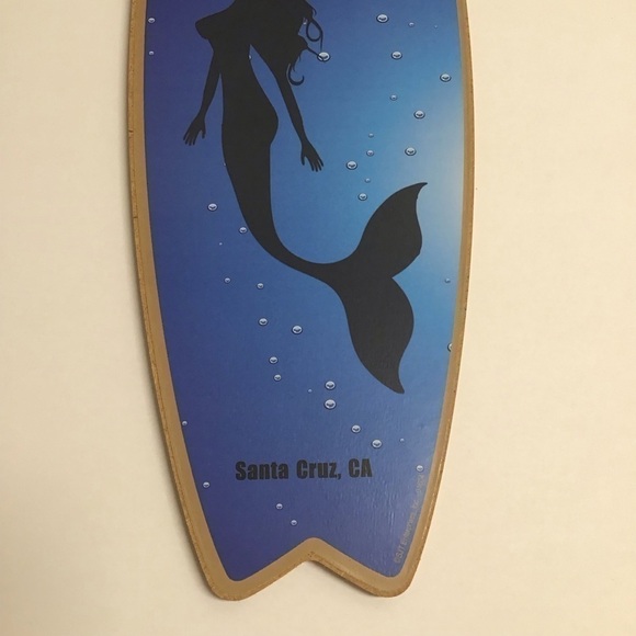 Santa Cruz CA Mermaids Welcome Beach Fantasy Surfboard Sign Wall Art 5x16” NEW - Picture 15 of 15